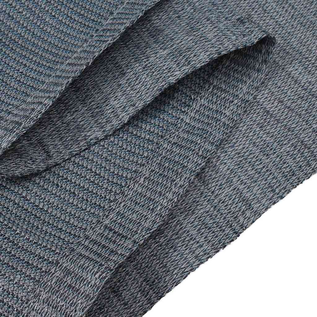 Zeltteppich Blau und Grau 600 x 250 cm Polyethylen
