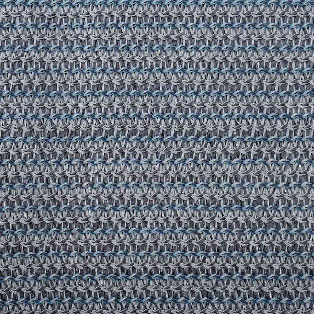 Zeltteppich Blau und Grau 500 x 400 cm Polyethylen