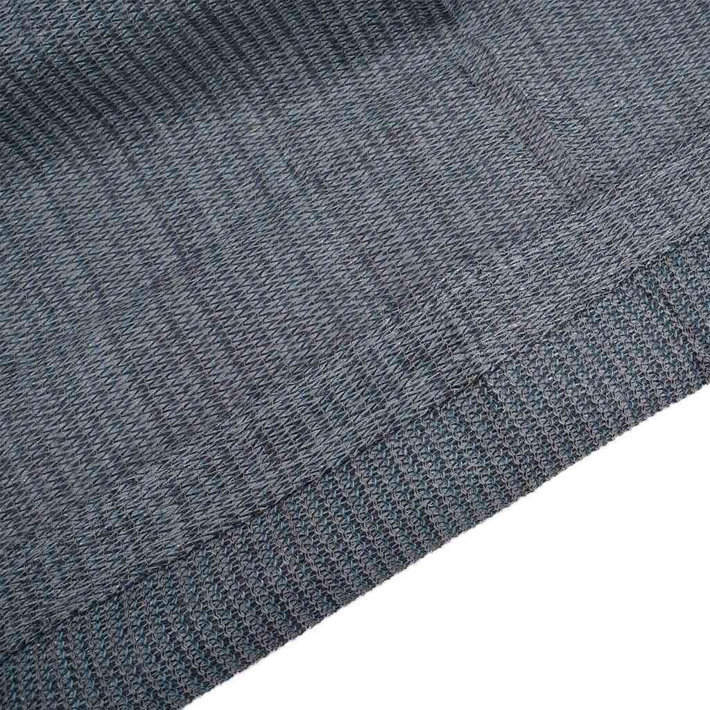 Zeltteppich Blau und Grau 700 x 400 cm Polyethylen