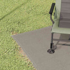 Zeltteppich Hellgrau 350 x 250 cm Polyethylen