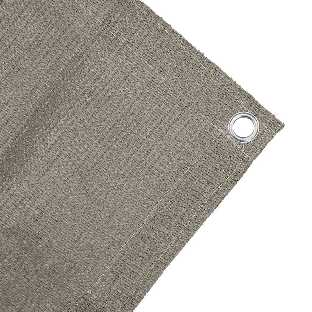 Zeltteppich Hellgrau 400 x 250 cm Polyethylen