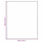 Zeltteppich Hellgrau 400 x 300 cm Polyethylen