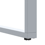 Gartentisch Grau 160 x 80 x 75 cm Massivholz Akazie