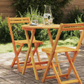 Gartentisch Natur 60 x 60 x 72 cm Massivholz Akazie