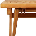 Gartentisch Braun 90 x 55 x 75 cm Massivholz Akazie