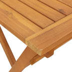 Gartentisch Braun 90 x 55 x 75 cm Massivholz Akazie