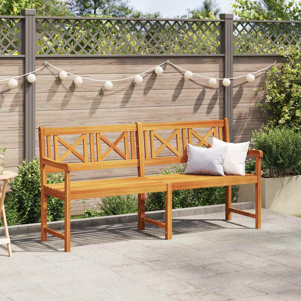 Bank Outdoor Natur 180 x 56 x 90 cm Massivholz Akazie