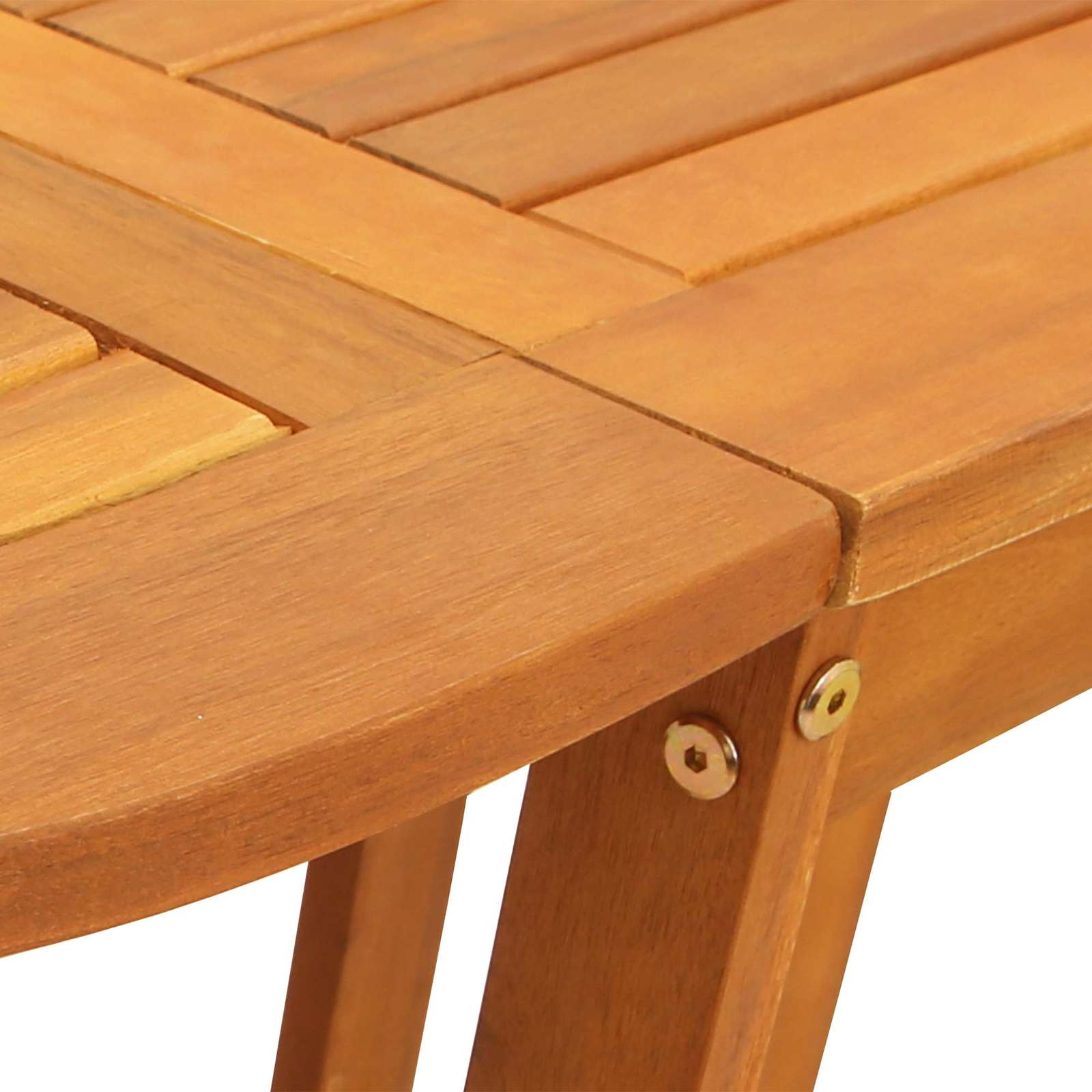 Gartentisch Braun 110 x 60 x 72 cm Massivholz Akazie