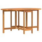 Gartentisch Braun 110 x 60 x 72 cm Massivholz Akazie