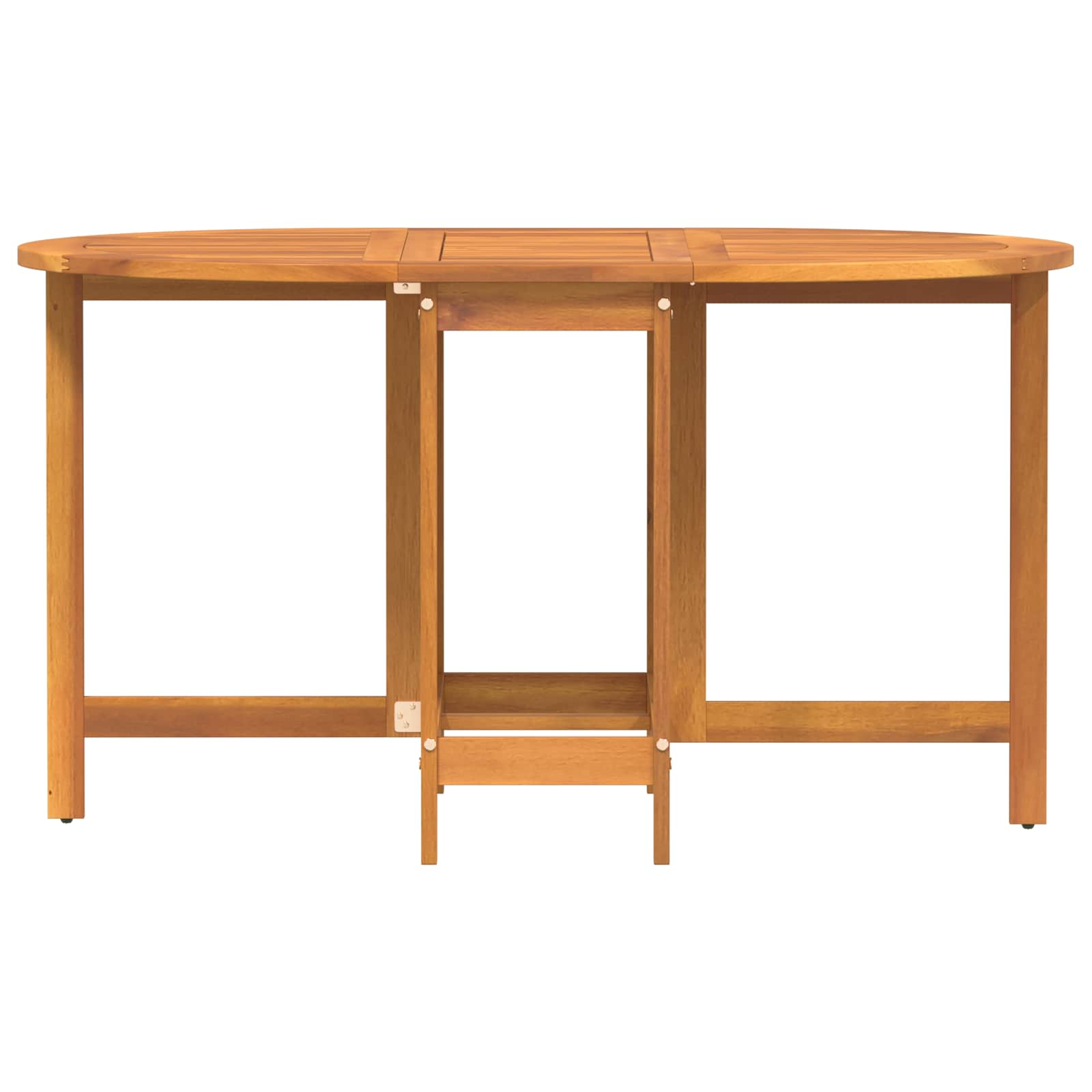 Gartentisch Braun 110 x 60 x 72 cm Massivholz Akazie