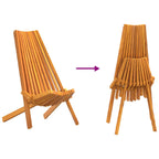 Stuhl 2 pcs Braun 69 x 56 x 84 cm Massivholz Akazie