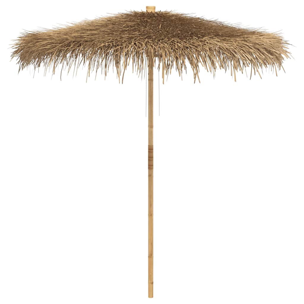 Tiki-Schirm mit Bananenblatt-Dach 240 cm Bambus