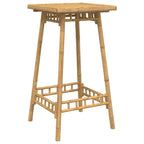 Garten-Bartisch Quadratisch 55x55x100 cm Bambus