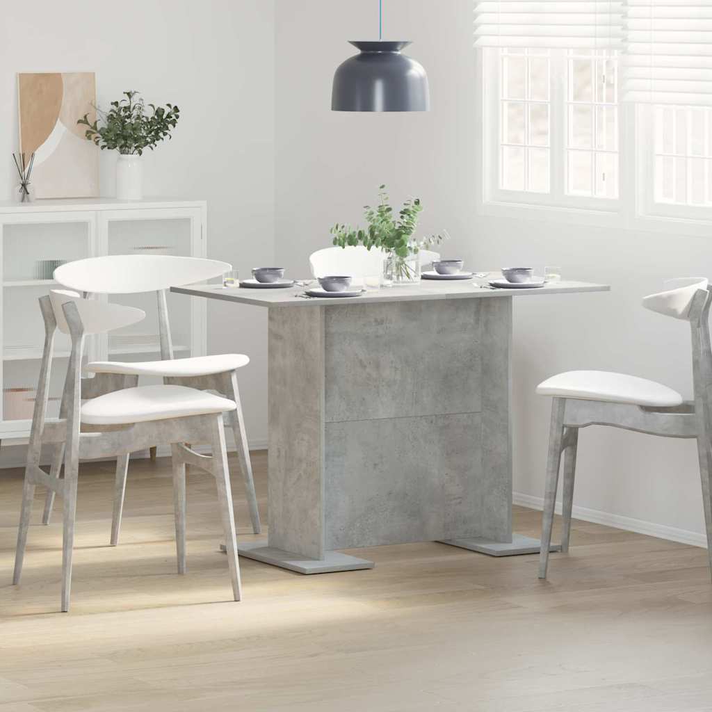 Esstisch Beton Grau 110 x 60 x 75 cm Holzwerkstoff