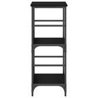 Bücherregal Schwarz Eichen-Optik 50 x 33 x 82 cm Holzwerkstoff