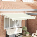 Markisenrahmen Creme 250 x 200 cm Polyester mit PU-Beschichtung