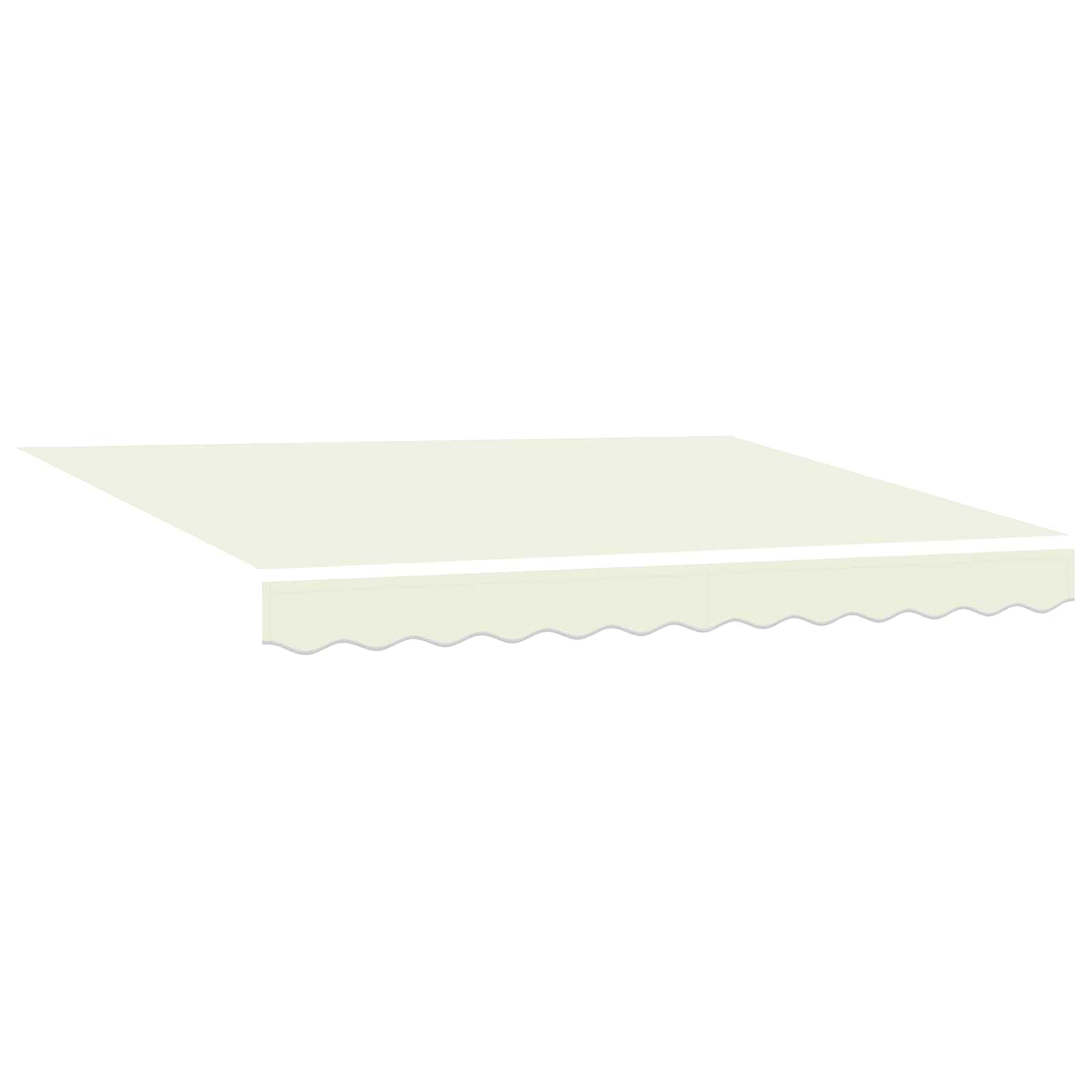 Einziehbare Markise Creme 250 x 200 cm Stoff