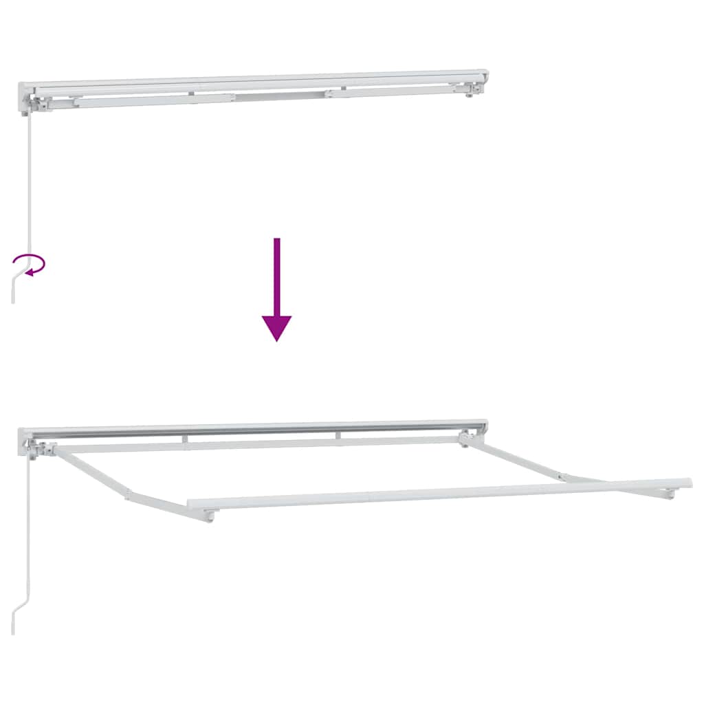 Markisenrahmen Anthrazit 250 x 200 cm