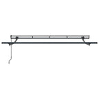 Einziehbare Markise Anthrazit 250 x 200 cm Stoff