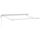 Einziehbare Markise Anthrazit 250 x 200 cm Stoff