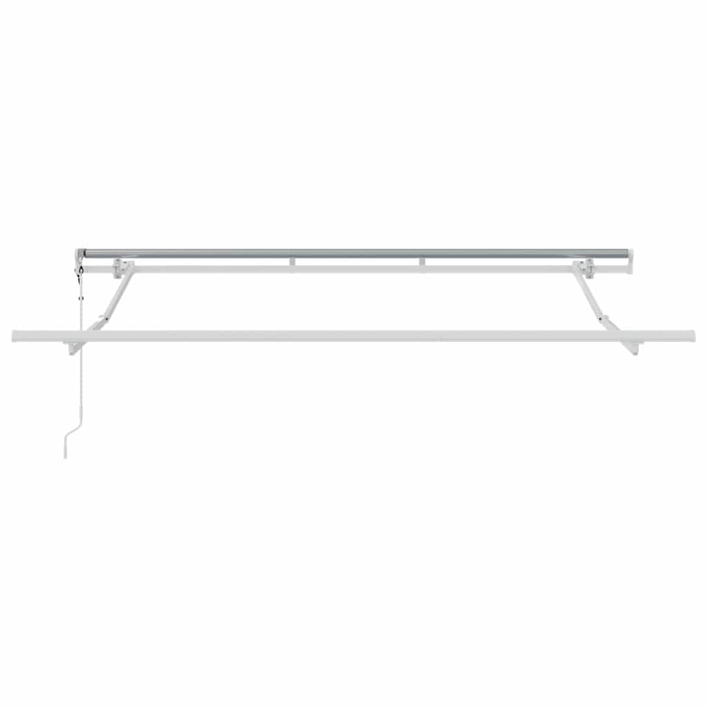 Einziehbare Markise Anthrazit 250 x 200 cm Stoff