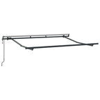 Einziehbare Markise Anthrazit 250 x 200 cm Stoff