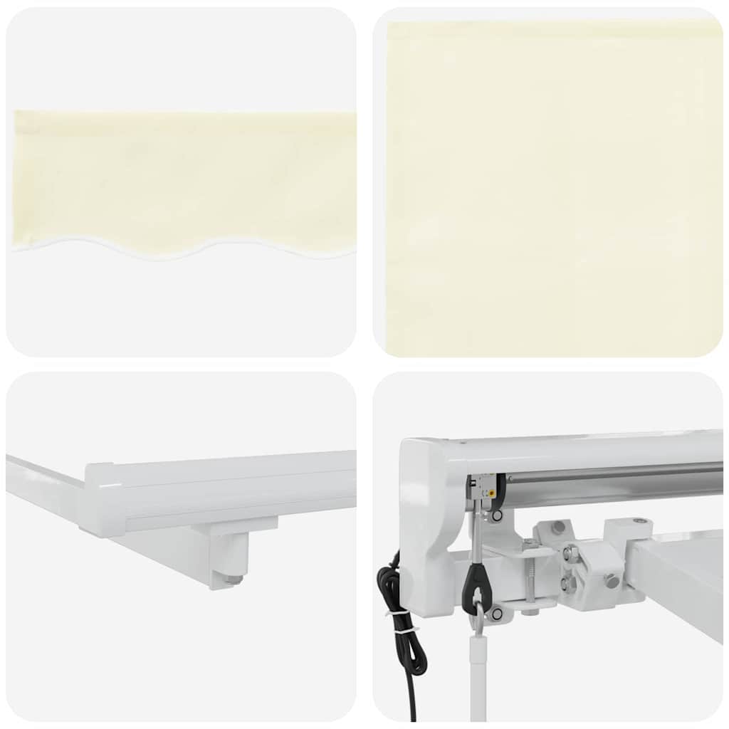 Markisenrahmen Creme 300 x 200 cm Polyester mit PU-Beschichtung