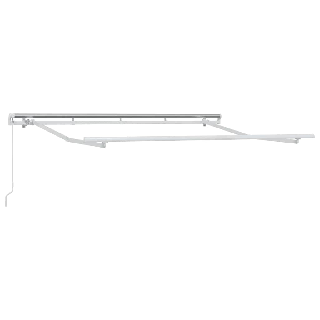 Einziehbare Markise Anthrazit 300 x 200 cm Stoff