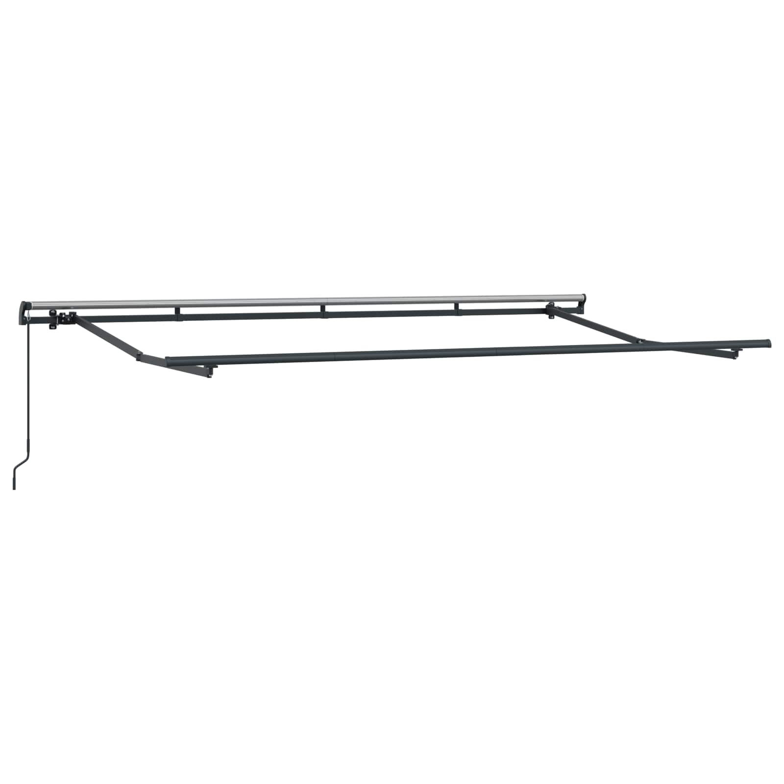 Einziehbare Markise Blau 350 x 200 cm Stoff