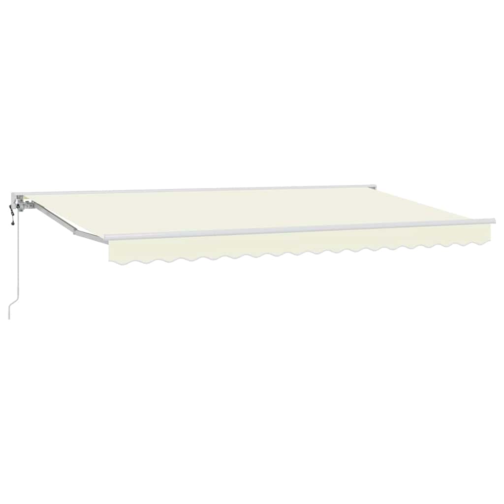 Markisenrahmen Creme 350 x 200 cm Polyester mit PU-Beschichtung