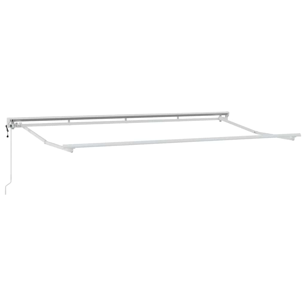 Markisenrahmen Creme 350 x 200 cm Polyester mit PU-Beschichtung