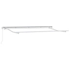 Einziehbare Markise Creme 350 x 200 cm Stoff