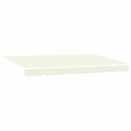 Einziehbare Markise Creme 350 x 200 cm Stoff