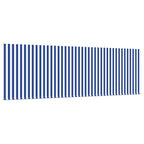 Einziehbare Markise Gestreift Blau 350 x 200 cm Stoff