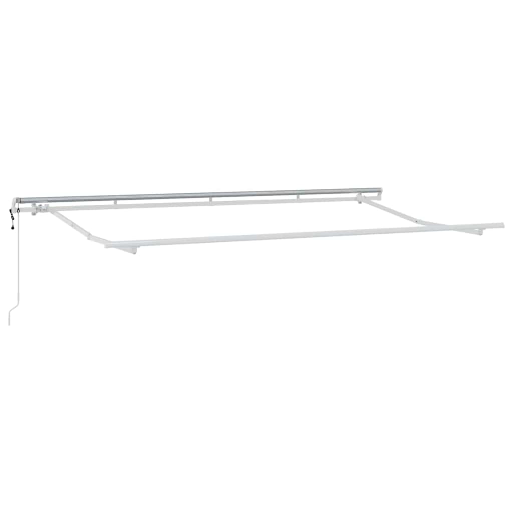Einziehbare Markise Anthrazit 350 x 200 cm Stoff