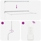 Einziehbare Markise Anthrazit 350 x 200 cm