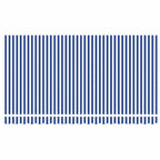 Einziehbare Markise Blau und Weiß 400 x 200 cm