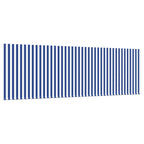Einziehbare Markise Blau und Weiß 400 x 200 cm