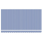 Einziehbare Markise Blau und Weiß 400 x 200 cm