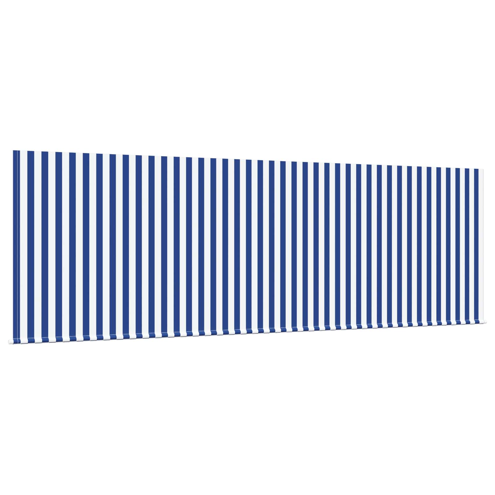 Einziehbare Markise Blau und Weiß 400 x 200 cm