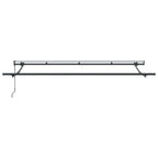 Einziehbare Markise Creme 400 x 200 cm Polyester und Aluminium