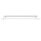 Einziehbare Markise Anthrazit 400 x 200 cm Stoff