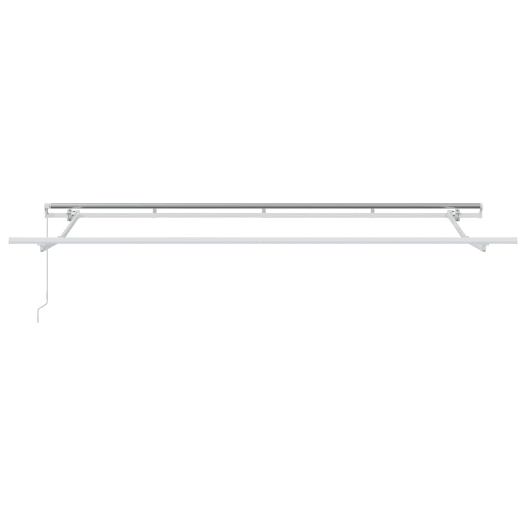 Einziehbare Markise Anthrazit 400 x 200 cm Stoff