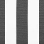 Einziehbare Markise Anthrazit 400 x 200 cm Stoff