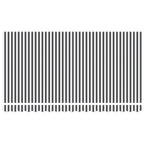 Einziehbare Markise Anthrazit 400 x 200 cm Stoff
