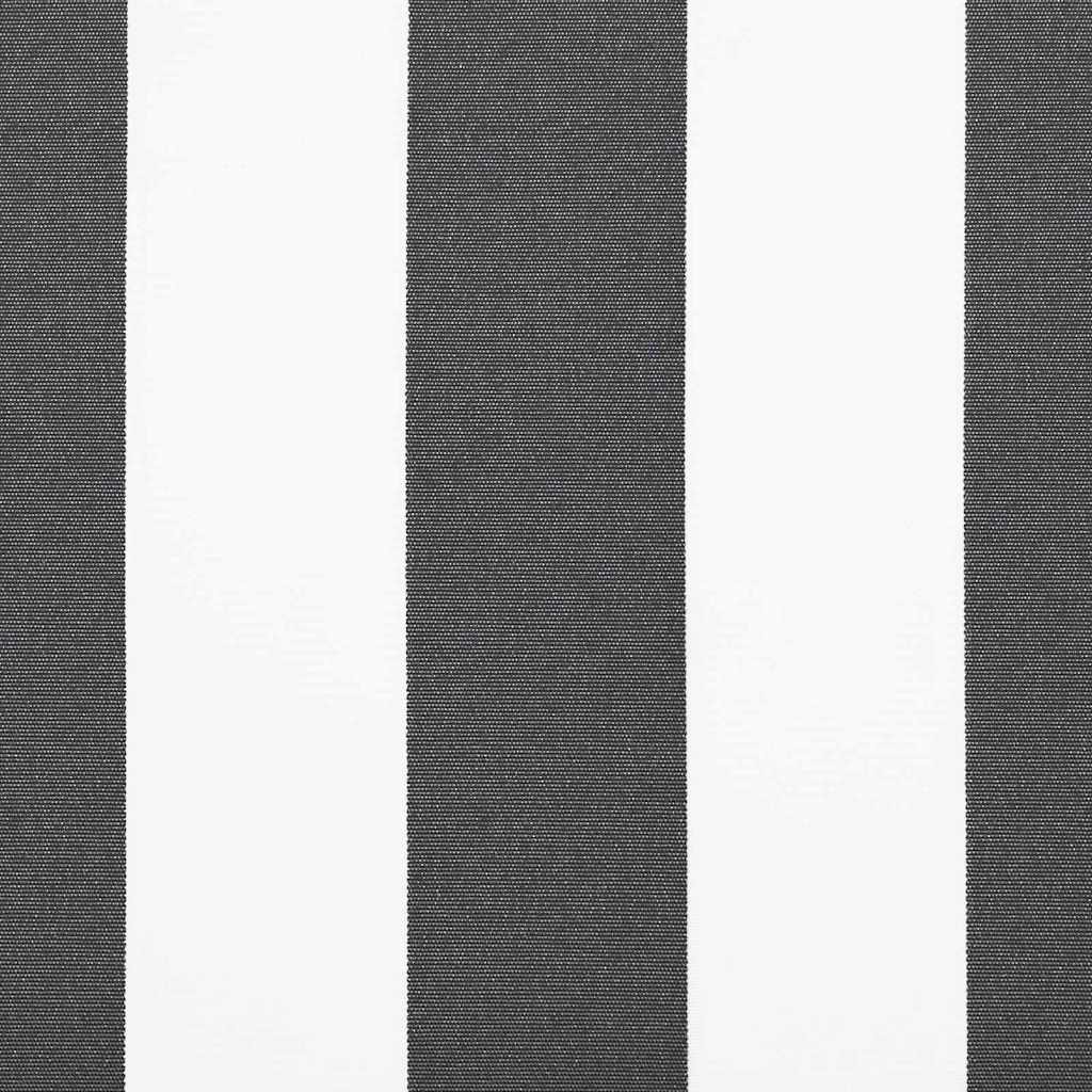 Einziehbare Markise Anthrazit 400 x 200 cm Stoff