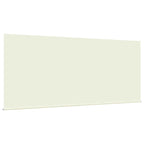 Einziehbare Markise Creme 300 x 250 cm Polyester und Aluminium