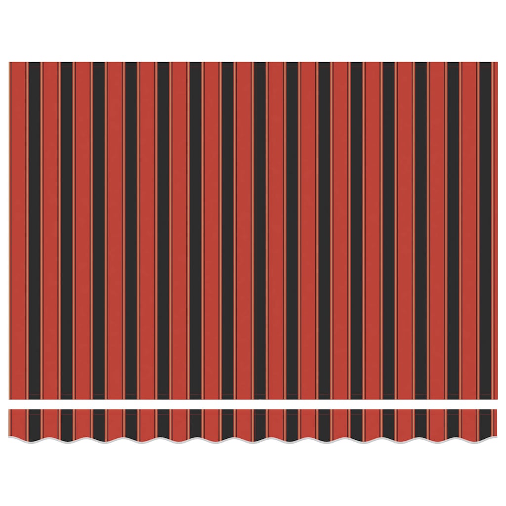 Elektrische ausziehbare Markise Orange und Braun 300 x 250 cm