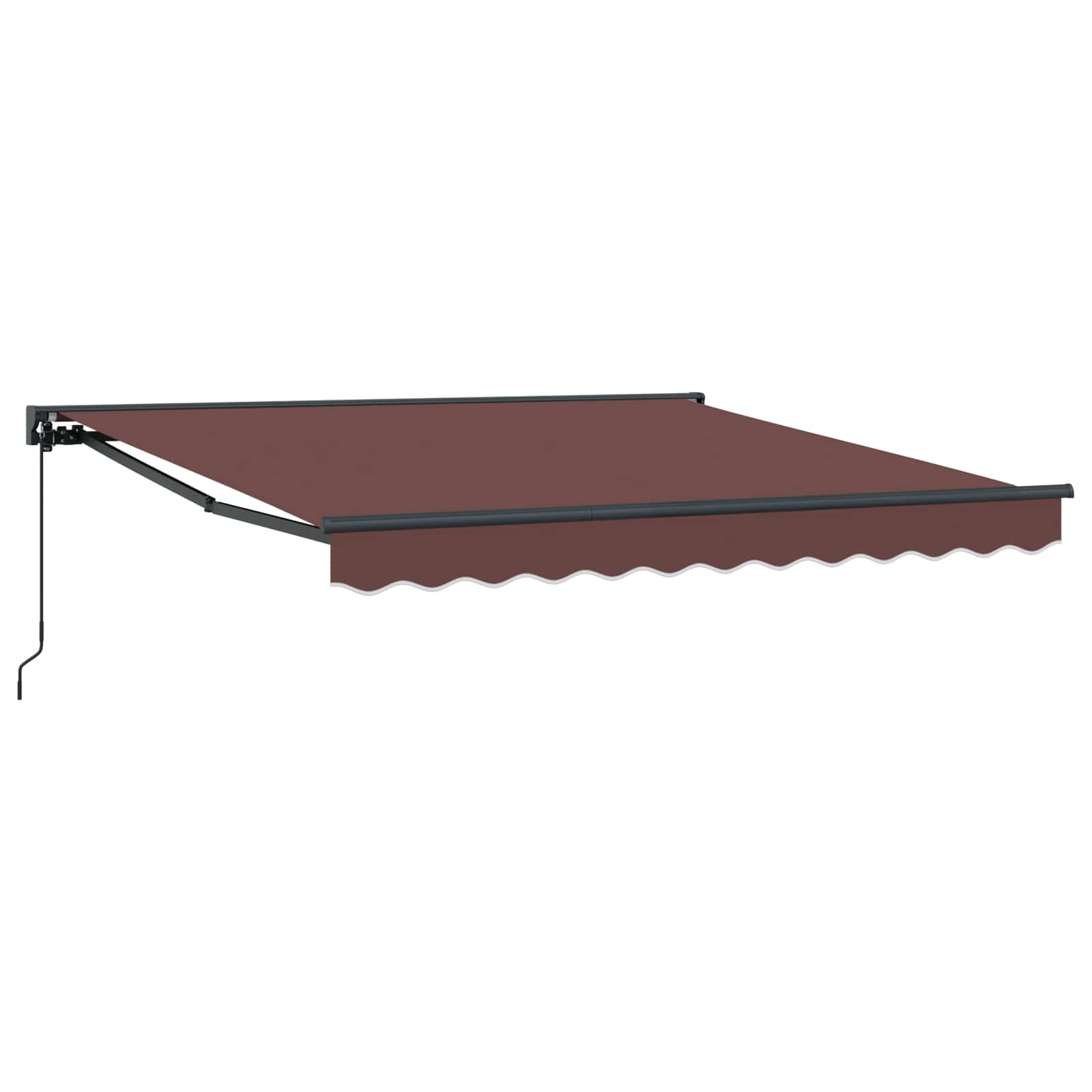 Markisenrahmen Braun 300 x 250 cm Polyester mit PU-Beschichtung