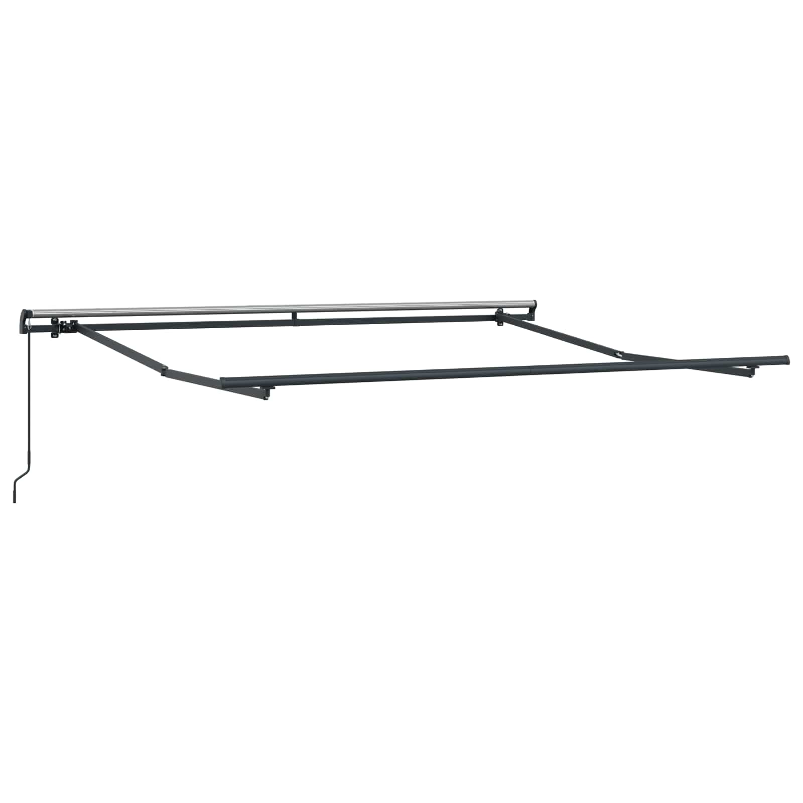 Einziehbare Markise Mehrfarbig 300 x 250 cm Polyester und Stahl
